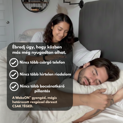 WakeON™ – Csendes Ébresztő Karkötő