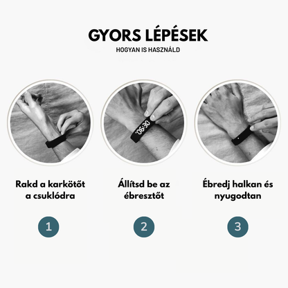 WakeON™ – Csendes Ébresztő Karkötő