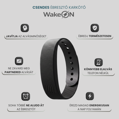 WakeON™ – Csendes Ébresztő Karkötő