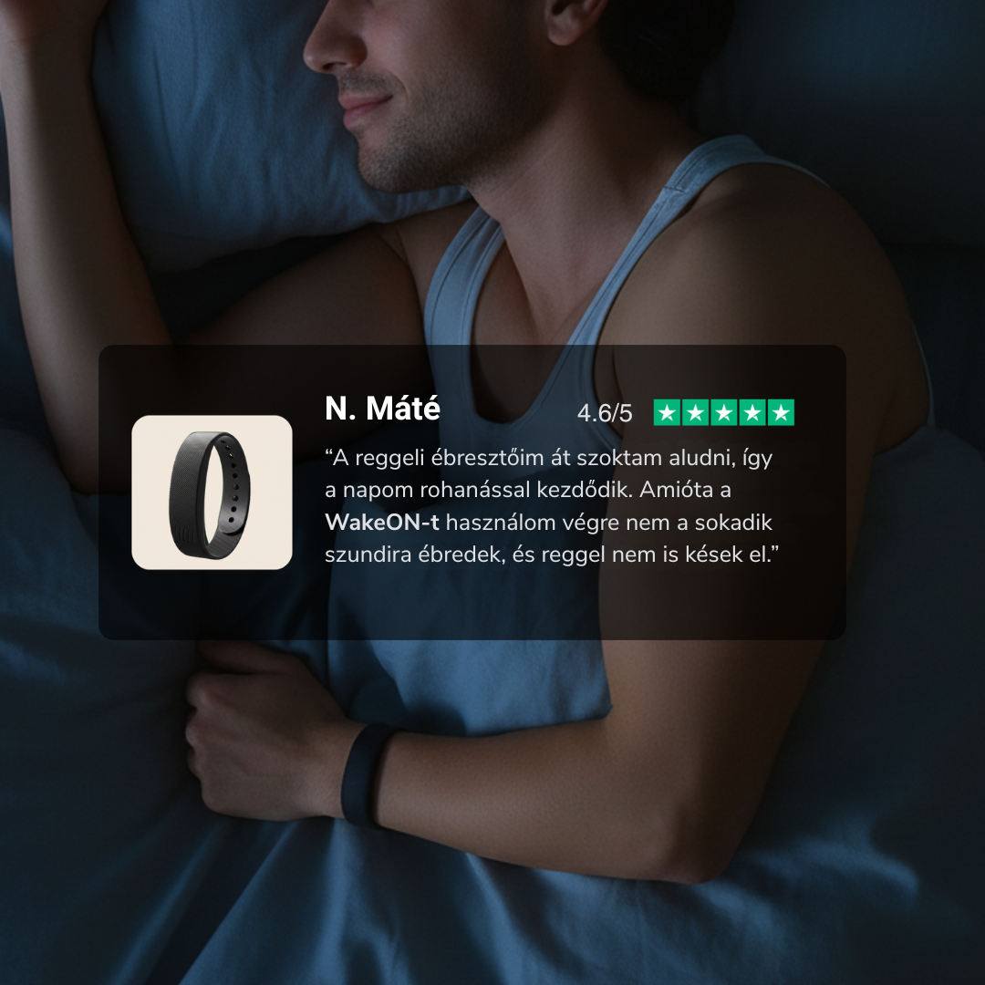 WakeON™ – Csendes Ébresztő Karkötő