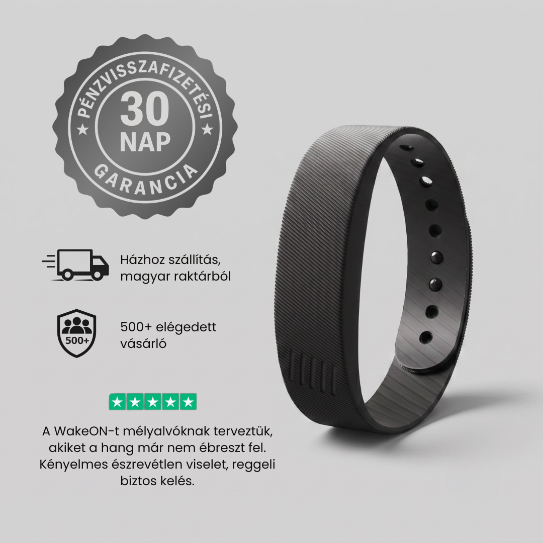 WakeON™ – Csendes Ébresztő Karkötő