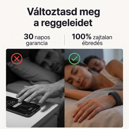 WakeON™ – Csendes Ébresztő Karkötő