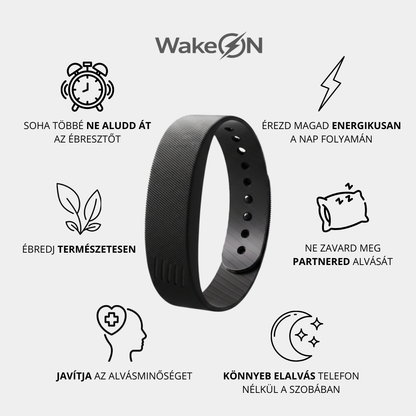 WakeON™ – Csendes Ébresztő Karkötő